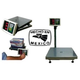 BASCULA C/PLATAFORMA PARA PISO Y MOSTRADOR METROLOGY BPDUO-60