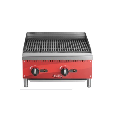 ASADOR CON PIEDRA VOLCANICA 24? AVANTCO AG24RC