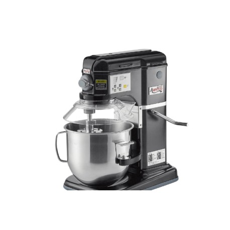 BATIDORA DE PIE PLANETARIA NEGRA 8 QT 110V, 4/5 HP AVANTCO  MIX8GBK