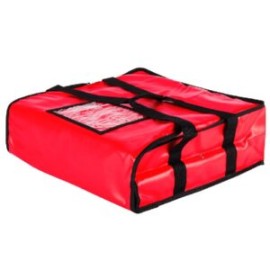 BOLSA AISLANTE PARA ENTREGA DE PIZZA VINILO ROJO CHOICE 124PIBAG2VNL