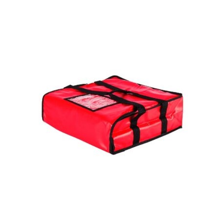 BOLSA AISLANTE PARA ENTREGA DE PIZZA VINILO ROJO CHOICE 124PIBAG2VNL