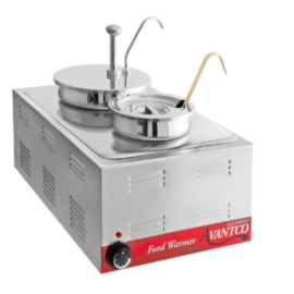 CALENTADOR DE ALIMENTOS ELECTRICO ACERO INOX.  120V, 1200W  AVANTCO 12?