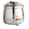 CALENTADOR REDONDO DE ACERO INOX 120V, 400W AVANTCO  S30SS 11