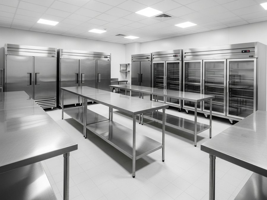 Equipamiento completo de cocina industrial